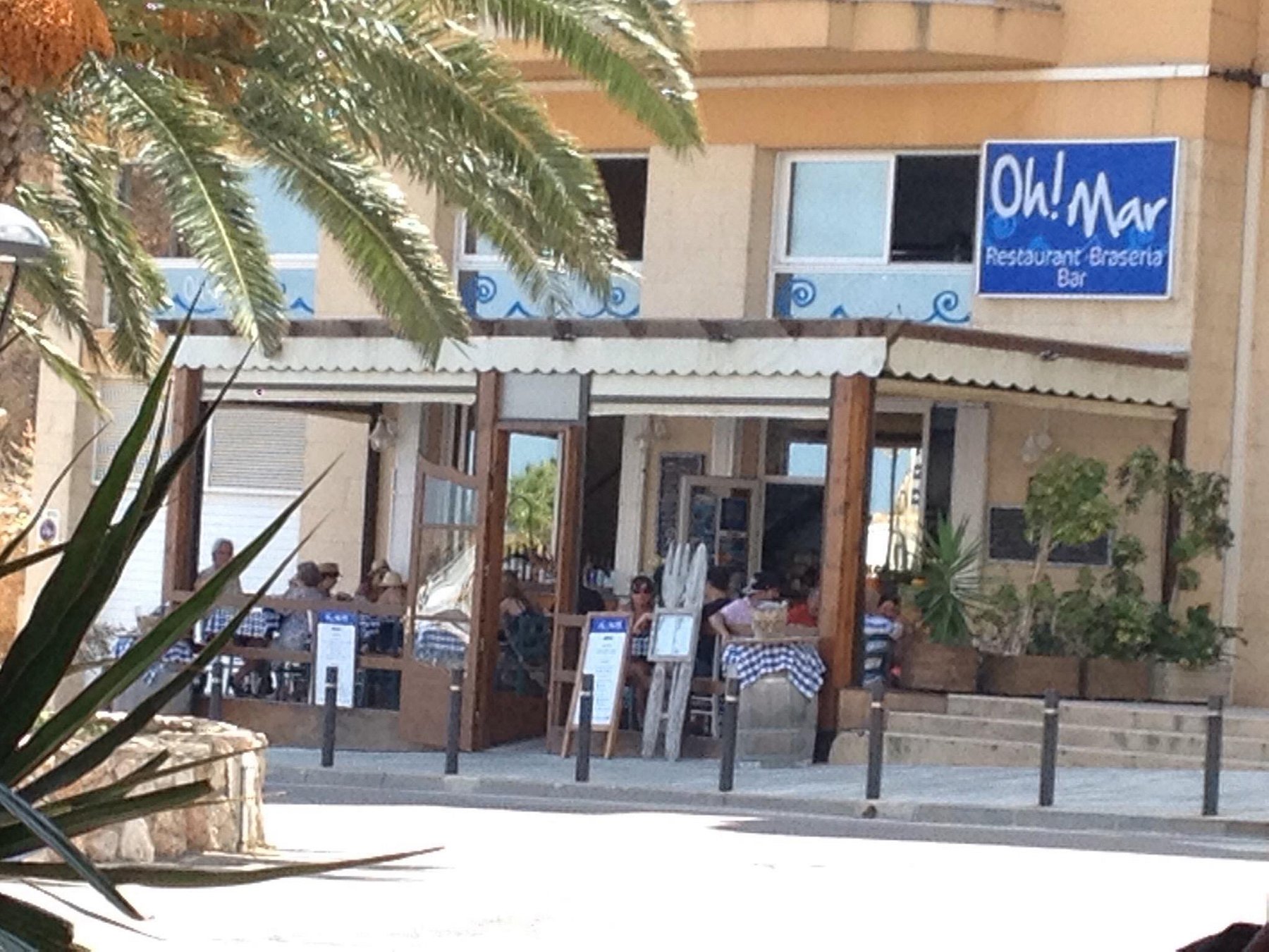 Fachada del restaurante Oh! Mar